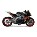 HP CORSE HYDROFORM SHORT Slip-on Exhaust For Aprilla Tuono V4 1100 (2017-2020)